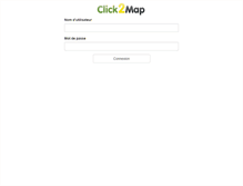 Tablet Screenshot of myaccount.click2map.com